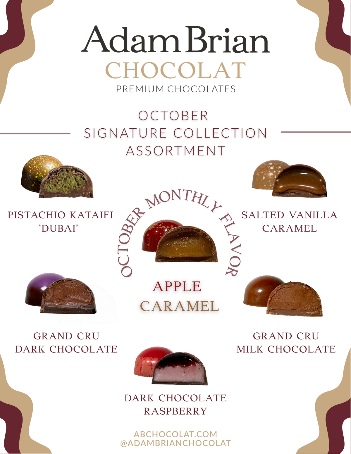 12-Piece October Signature Collection Bonbon Box (Shipping and Pickup Starting October 14th)